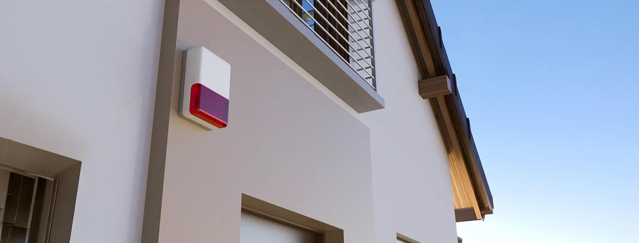 Alarma en exterior casa