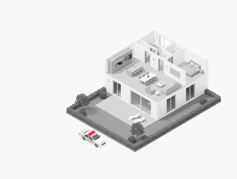 Chalet - Aviso a Policía