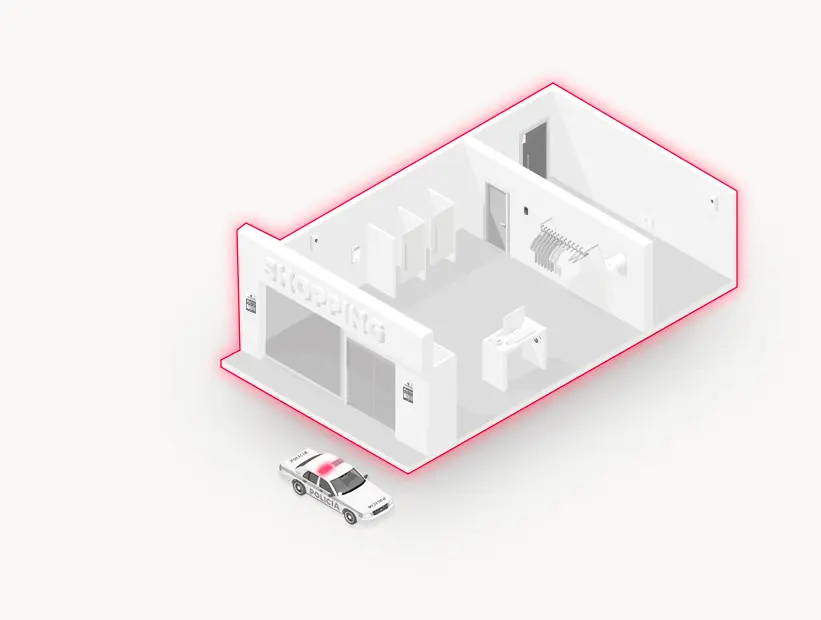 Negocio aviso a Policía