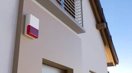 Alarma en exterior casa