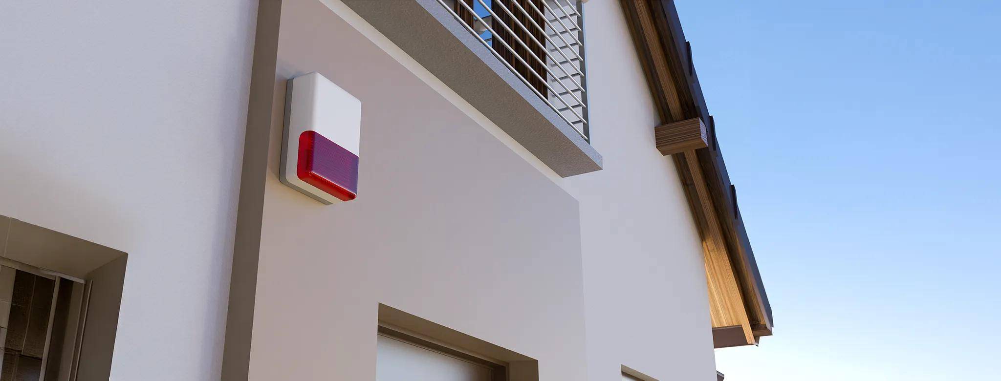 Alarma en exterior casa